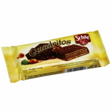 Вафли со вкусом какао в темном шоколаде Quadritos Dr. Schär