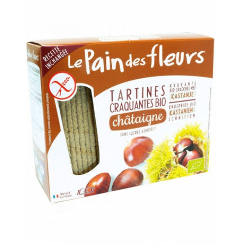 Хлебцы органические хрустящие из каштана Le Pain des Fleurs Euro-Nat
